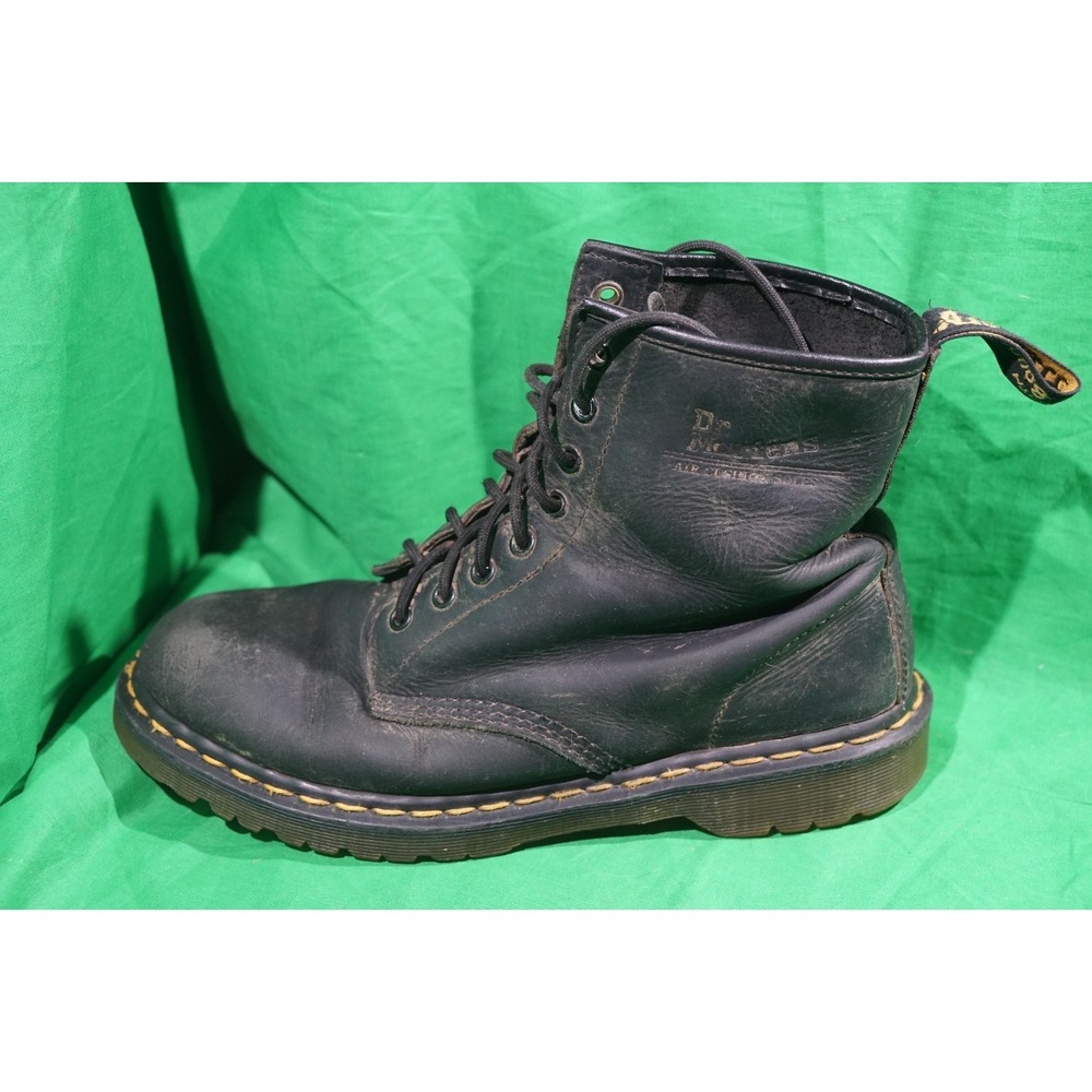 Dr Martens 1460 Dark Brown / Black ? Leather Boots Lug Sole US Mens 10 - Picture 6 of 8
